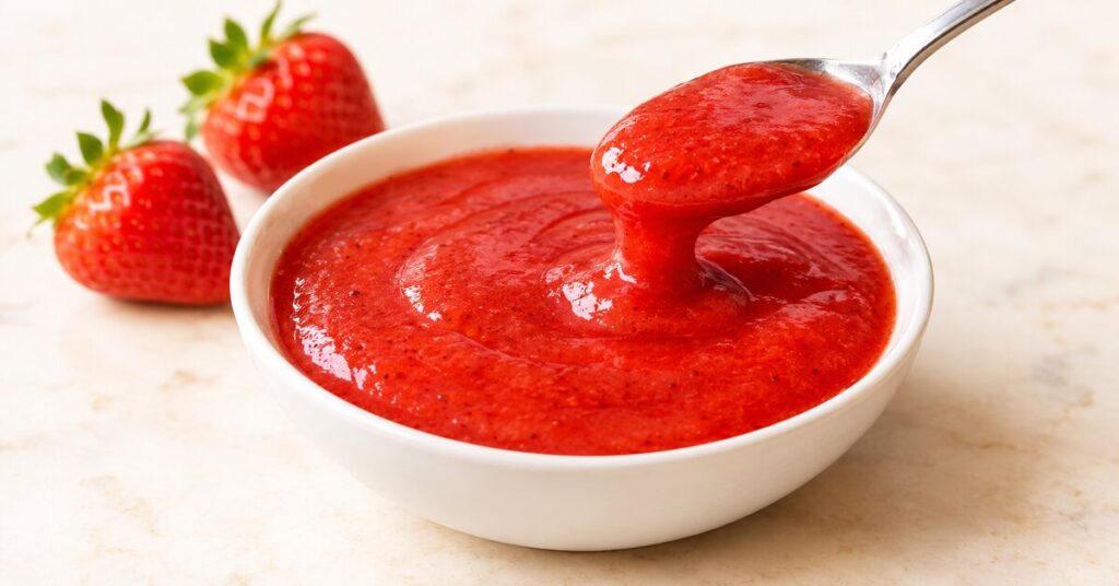 strawberry puree